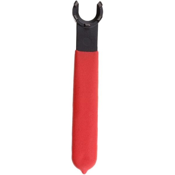 Mesee 2-Piece Collet Chuck Wrench Set – ER16 & ER20 M-Type Spanner, High Carbon Steel, Anti-Slip Red Rubber Handles, For CNC Milling Lathes, Clamping Nuts & Tool Holders