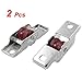 Produktbild DealMux 2 Stück Einachser Burgund Kunststoff Tür Roller Fensterflügel Pulley