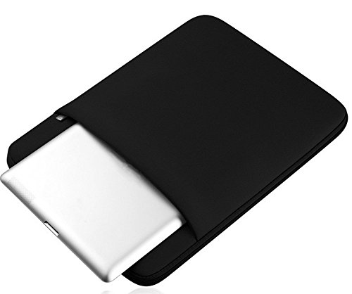 Hosaire Laptop Tasche Mode Rechteck Computer Carrying Bag Tasche für Laptop/Tablet/Notebook/Ultrabook mit Bildschirmdiagonale 15.6 Zoll,Schwarz - 3