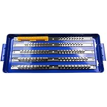 360° Socket Organizer Rails - 6PC Set With Twist Lock For 1/4, 3/8 & 1/2 Drive Sockets