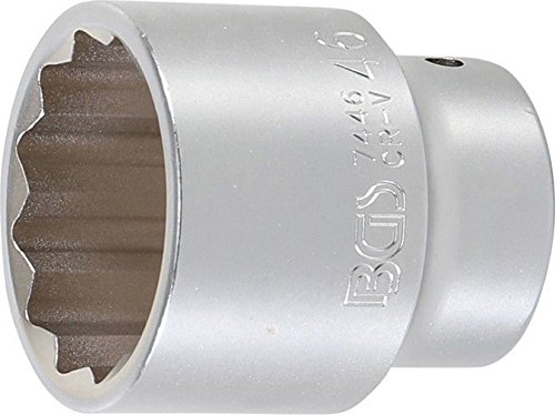 BGS Steckschlüssel-Einsatz, 3/4 Zoll, 12-kant, 46 mm, 1 Stück, 7446
