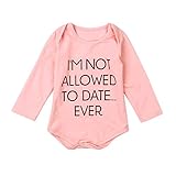 Tonsee Newborn Baby Girl Boy Clothes Bodysuit Romper Jumpsuit Playsuit Outfits (3-6 Month)