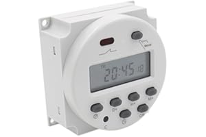 Heschen Cyfrowy LCD Power tygodniowy programowalny wyłącznik czasowy CN101A DC 24V 16 A SPST