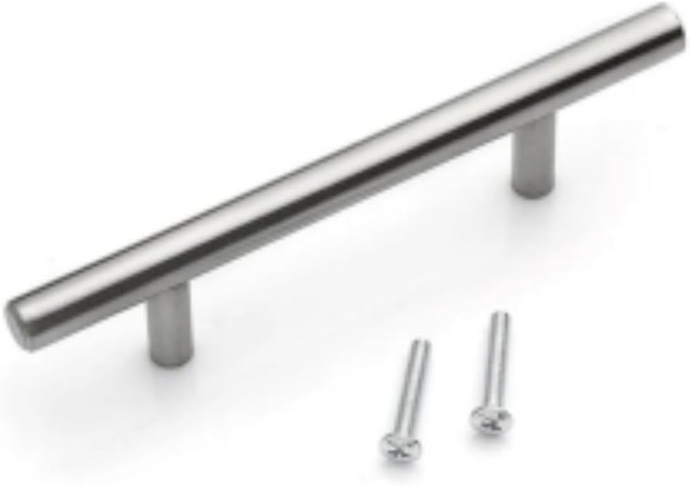 Paslanmaz Metal Kulp, Inox Dolap Çekmece Mobilya Kulbu, TV Ünitesi Yatak Odası Vestiyer Mutfak için (224 mm)
