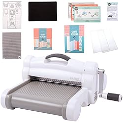 Sizzix Big Shot Starter Kit, máquina de corte y repujado manual con troqueles Bigz L, Thinlits Y Framelits, Carpeta para Embossing y cartulina, tamaño A4 (21 cm)