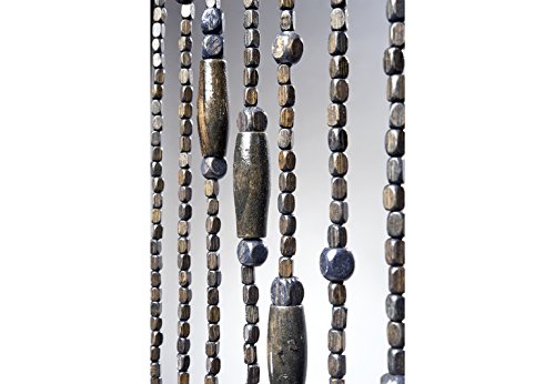 Türvorhang Perlenvorhang Deko Vorhang Holzperlenvorhang Gardine - 2