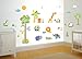 Fisher-Price Rainforest Nursery Wall Sticker Kit with Height Chart