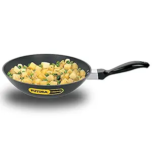 Hawkins Futura Non-Stick Flat Bottom Deep-Fry Pan 2L, (26cm)