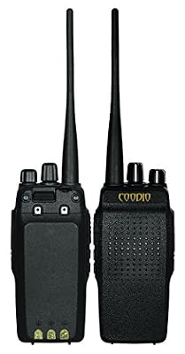 Coodio C69 Talkies Walkies Radio [Professionnel] [DSP Audio] 10W UHF 400-480MHz 16-Canaux Émetteur-récepteur Radio 2800mAh Batterie Chargeur (Paire)