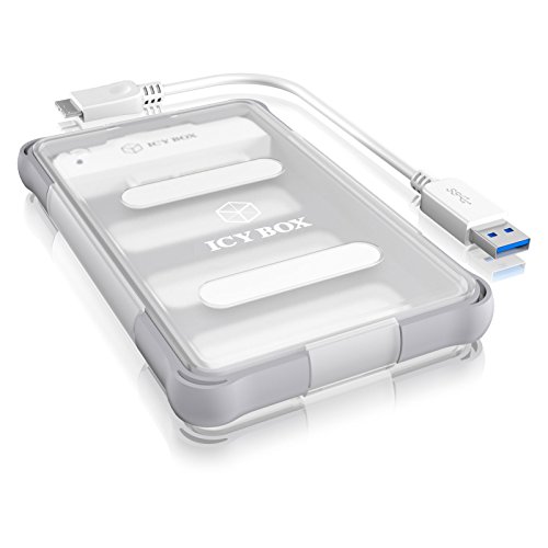Icy Box IB-275U3 Externes Gehäuse mit USB 3.0 für 2,5 Zoll HDD & SSD, wasserdicht, staubdicht, IP66-Schutzklasse, werkzeuglos, UASP, grau - 6