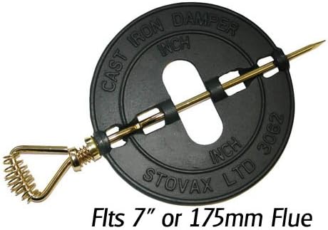 Stovax 7" 175mm Stove Flue Damper Butterfly