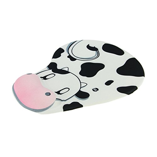 LY® Neu Mauspad mit Handgelenkauflage Computer Spiele Mauspad 3D Cartoon Kühe - 8