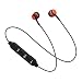 Produktbild Bluetooth Kopfhörer Wasserdicht in Ear Stereo-Ohrhörer,Kopfhörer 4.1mm-Mini-Headset Headset Mikrofon, Bluetooth-Kopfhörer-Sportstereokopfhörer-Kopfhörer für Smartphone (Red)