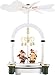 Produktbild KWO - 70095 Weihnachts - Advent Pyramide Kinder auf dem Weihnachtsmarkt weiß / grün, 23 cm