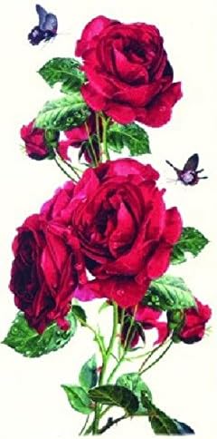 Latest new design Beautiful and colorful ROSE flowers and butterflies temporary tattoos for women