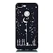 Produktbild Everainy Kompatibel für Huawei Honor 9 Lite Hülle Silikon Bumper Gummi Kreativ Neu Cover Hüllen für Huawei Honor 9 Lite Handyhülle Stoßfest TPU Stoßstange Schwarz Schutzhülle (Mond)