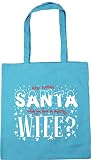  HippoWarehouse - Bolsa de playa de Algodón Mujer turquesa azul (Surf Blue) Talla única