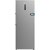 Cecotec Congelador vertical Bolero CoolMarket UF 380 inox D. 1950W, capacidad XL 380L, clase D, motor inverter plus, Total No