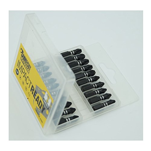 20 x sabrecut 25 mm PZ2 PZ3 PH2 Impact Treiber Bits Set Single Ended Pozidriv Nr. 2 Nr. 3 Phillips Nr. 2 Heavy Duty inklusive Aufbewahrungsbox - 3
