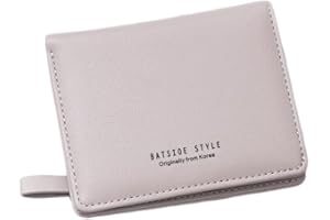 Oyccen Portefeuille Court Femme Bifold Porte-Monnaie Mince Porte-Cartes pour Dames Petite Pochette