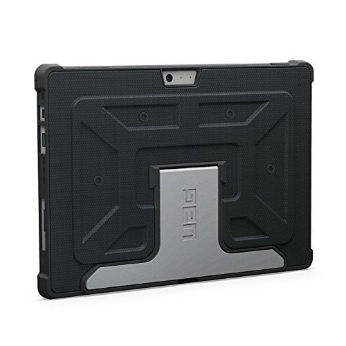 URBAN ARMOR GEAR Folio Schutzhülle für Microsoft Surface Pro 3 – schwarz [Microsoft zertifiziert | TypeCover kompatibel | Stoßfest | Standfunktion] – UAG-SFPRO3-BLK-VP - 3