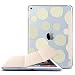 Produktbild iPad Air 2 Hülle, ULAK Ultra Dünn [Gemusterten Design] Wickelfalz Ledertasche mit Lichtdurchlässig Rückseite Abdeckung Schutzhülle für Apple iPad Air 2 / iPad 6 / Auto aufwachen / Schlaf Funktion (Champagne Gold)