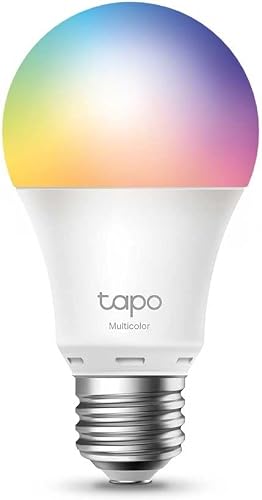 Tapo L530E - Bombilla Inteligente WiFi, RGB Multicolor, 800lm, 8.3W, E27 | Regulable. 16M de Colores. Horarios y Temporizador