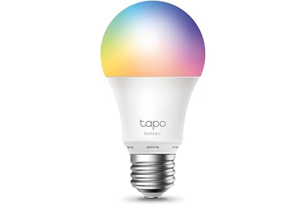 Tapo L530E - Bombilla Inteligente WiFi, RGB Multicolor, 800lm, 8.3W, E27 | Regulable. 16M de Colores. Horarios y Temporizador. No Requiere Hub. Modo Ausente. Control por Voz (Alexa/Google) y App Tapo.