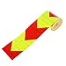 Imported Reflective Warning Conspicuity Tape Arrow Pattern Sticker -Red with Yellow RS.285.00