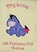 Eeyore Luxury Personalised Disney Applique Super Soft Fleece Baby Blanket