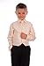 4-Piece Boys Black & Cream Suit