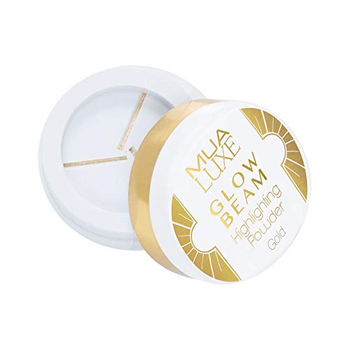 MUA Luxe Glow Beam Highlighting Powder - Gold - MUA LUXE