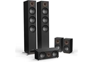 Jamo S 809 HCS 5.0canales Negro, Nuez Conjunto de Altavoces - Set de Altavoces (5.0 Canales, Cine en casa, Negro, Nuez)