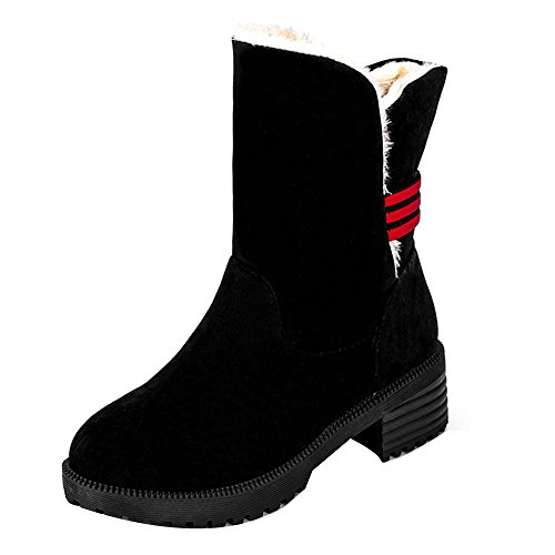 Preisvergleich Produktbild Stiefeletten Damen Stiefel Schneestiefel Kurzschaft Gummistiefel Boot Premium Schuhe BequemeLow Heel Stiefel V-förmigen Mund Arbeit Im Freien EVAEVA