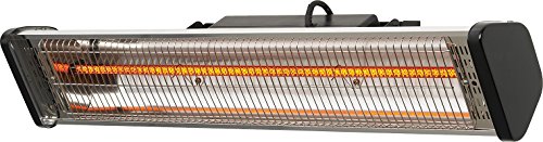 CasaTherm Infrarot Heizstrahler S1800 Gold Fernbedienung IP55, Silber, 1800 Watt - 3