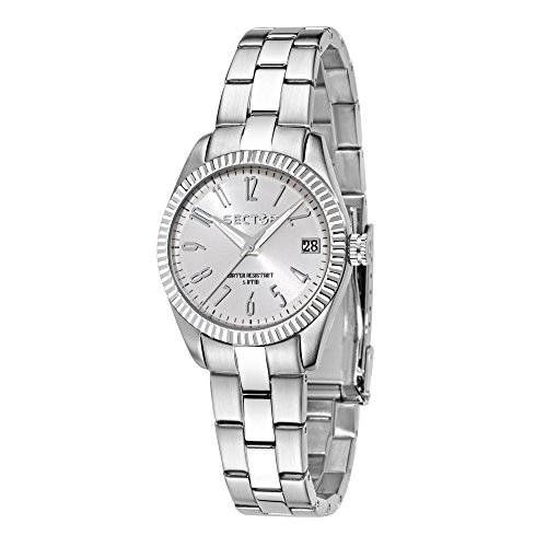 Sector 240 R3253579518, Orologio da polso Donna, Argento