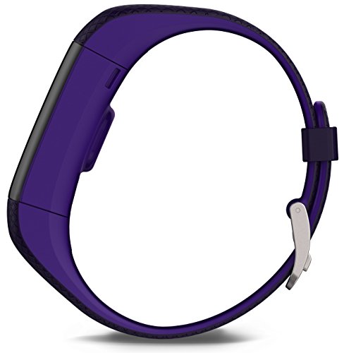 Garmin vÃ­vosmart HR+ Fitness-Tracker - GPS-fÃ¤hig, Herzfrequenzmessung am Handgelenk, Smart Notifications Purple, M - L, 010-01955-31