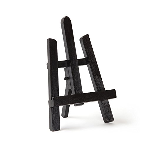 Tisch-Staffelei, Buchenholz, 270 mm, verschiedene Farben, schwarz, 28 cm