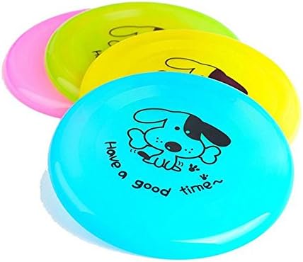 2 x frisbee dog toy - frisbee for dogs - frisbee dog training (BLUE & YELLOW) - Only for small Dogs