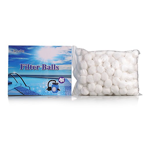 Aitsite 700g Filter Balls Pool Filterkessel Sandfilter 25 kg Filtersand Quarzsand Ersatzprodukte - 6