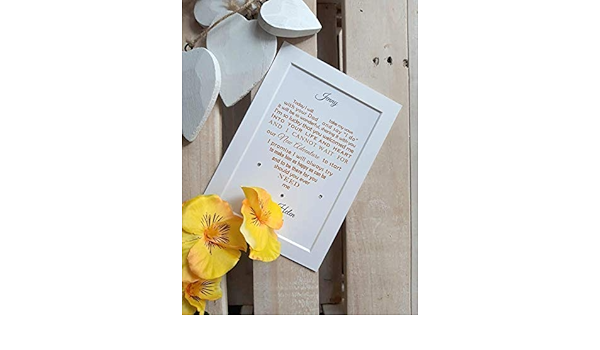 personalised wedding gift for daughter