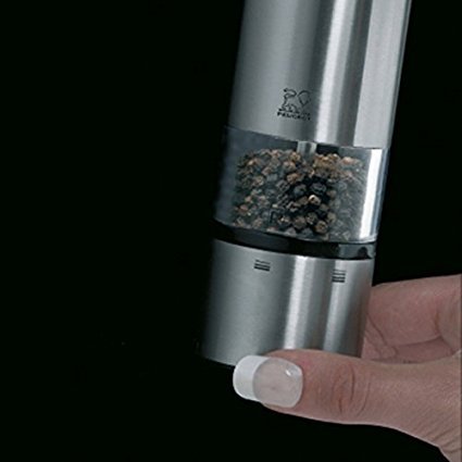 Peugeot Pfeffer- und Salzmühle Set „Elis Sense“ Edelstahl elektrisch, uSelect, 20 cm, mit Licht und Sensor-Automatik - 6