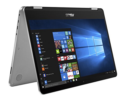 ASUS VivoBook Flip TP401NA-BZ002T 14-Inch 360 Degree TouchscreenLaptop  Grey  -  Intel Pentium N4200  4 GB RAM  64 GB eMMC  Windows 10 