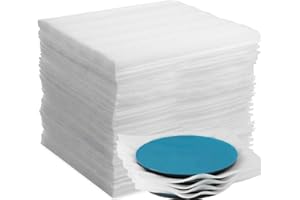 WUFANC Schaumfolie Verpackungsmaterial 100Stk, Luftpolsterfolie Umzugsmaterial 30x30cm, Schaumstoffverpackung Umzugsverpackung für Umzugskartons Kartons Umzug Geschirr Gläser Weinflaschen Versand