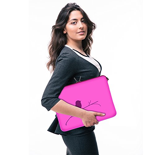Digittrade LS122-15 Early Bird Designer Schutzh  lle f  r Laptops und MacBooks mit einer Bildschirmdiagonale von 38 1-39 6 cm  15 6 Zoll  pink-violet