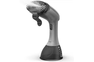 Rolipo Clothes Steamer, Garment Steamer for Wrinkle Removal, Upgraded 400ml Water Tank, 3rd Generation Panel, Handheld Steamer Clothing for Home, Office & Travel