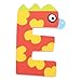 Tatiri Crazy Bird Letter E (Red)
