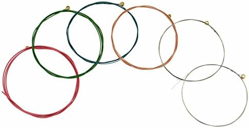 1 Set of Full 4/4 Guitar Strings Nylon String E A D G Nylon Core Nickel Plated Ball-end