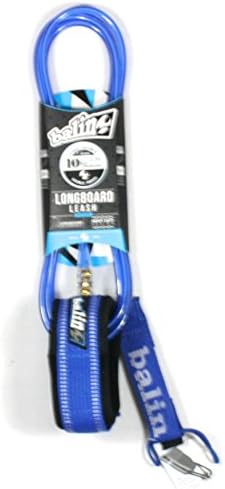 Balin 10' Longboard / SUP Knee Surfboard Leash (Blue)