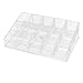 Produktbild sourcingmap® Acryl 15 Steckplatz Ohrring lippenstift Kosmetikum Koffer Schmuck Box Organizer